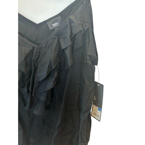 NWT mossimo ruffle collar tank top - Picture 2 of 4